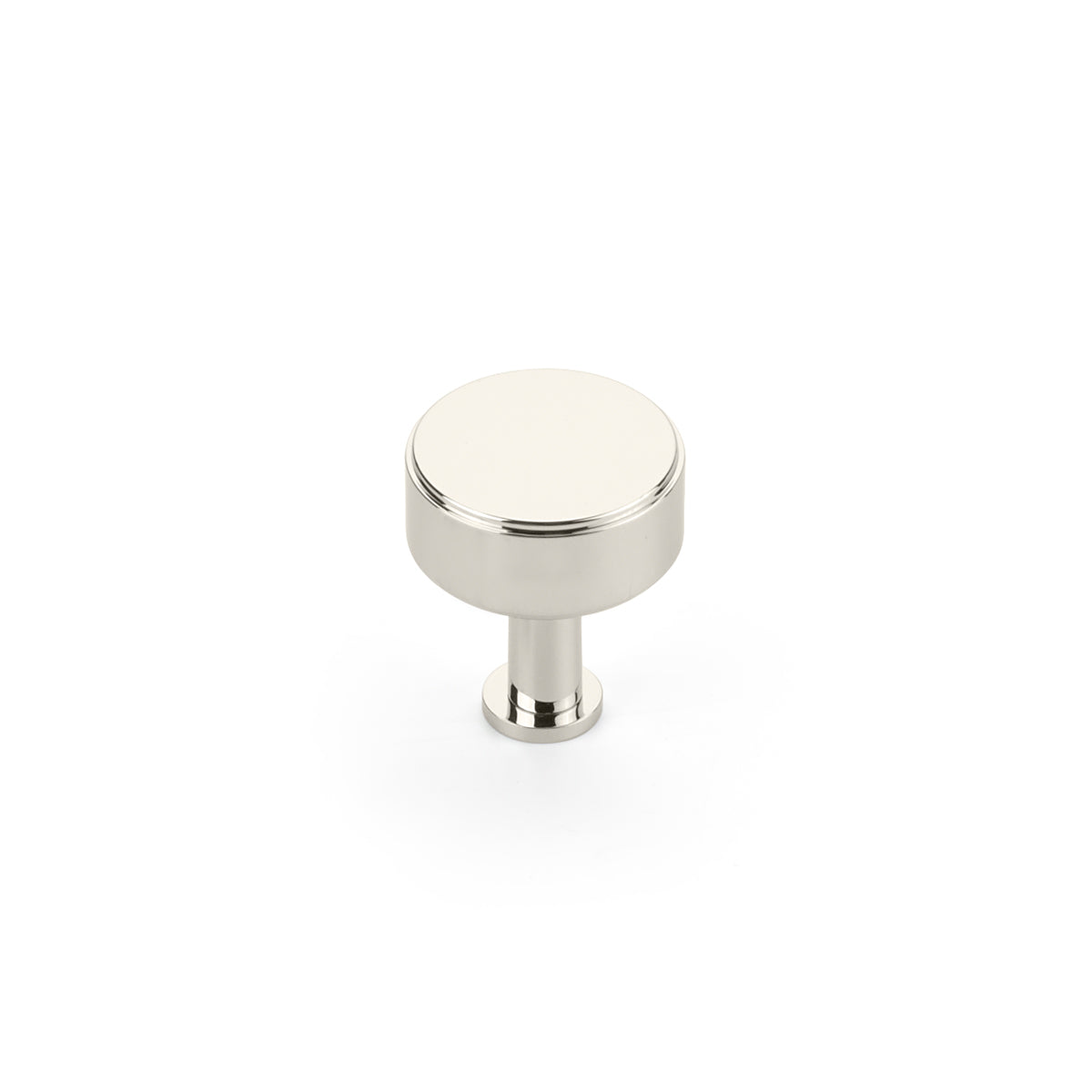 Schaub Pub House Smooth 1-1/4" Knob in Polished Nickel