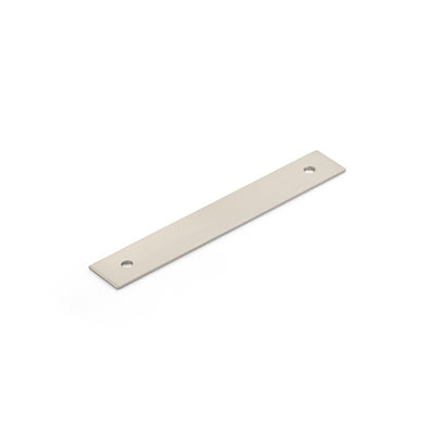 Schaub Pub House Backplates 4" C-C Backplate For Pull in Brushed Nickel