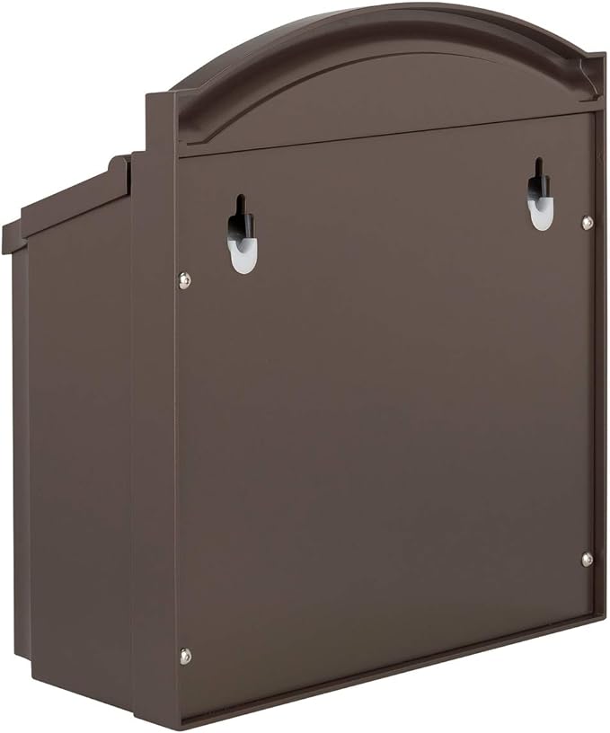 Capitol Wall Mount Mailboxes in Bronze 16138
