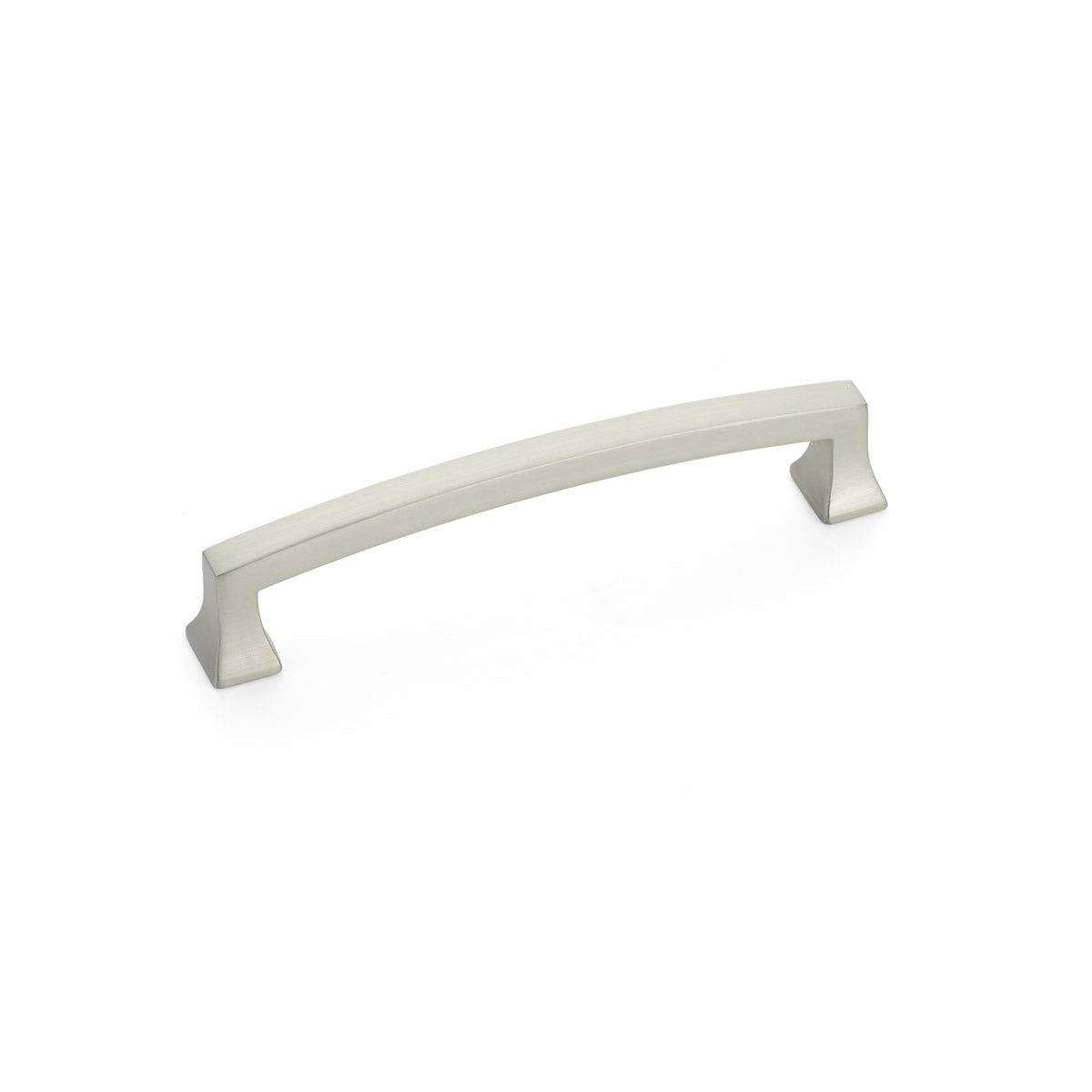 Schaub Menlo Park Arched 5" C-C Arched Pull in Satin Nickel