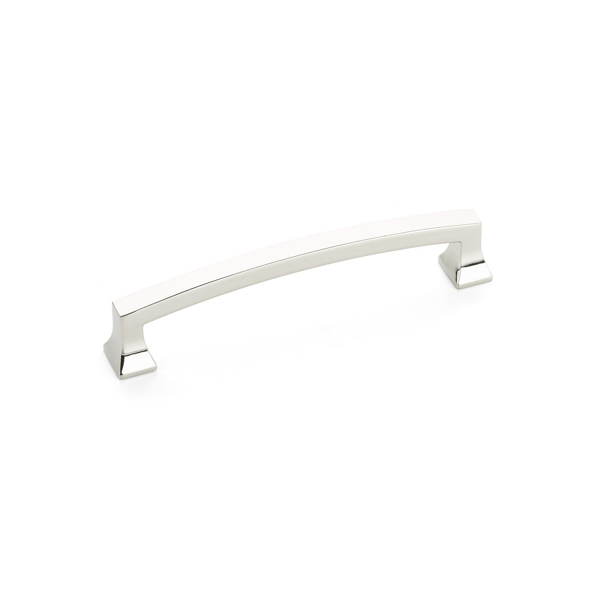 Schaub Menlo Park Arched 5" C-C Arched Pull in Polished Nickel