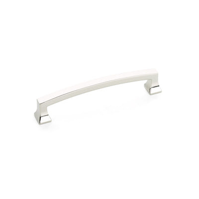 Schaub Menlo Park Arched 5" C-C Arched Pull in Polished Nickel