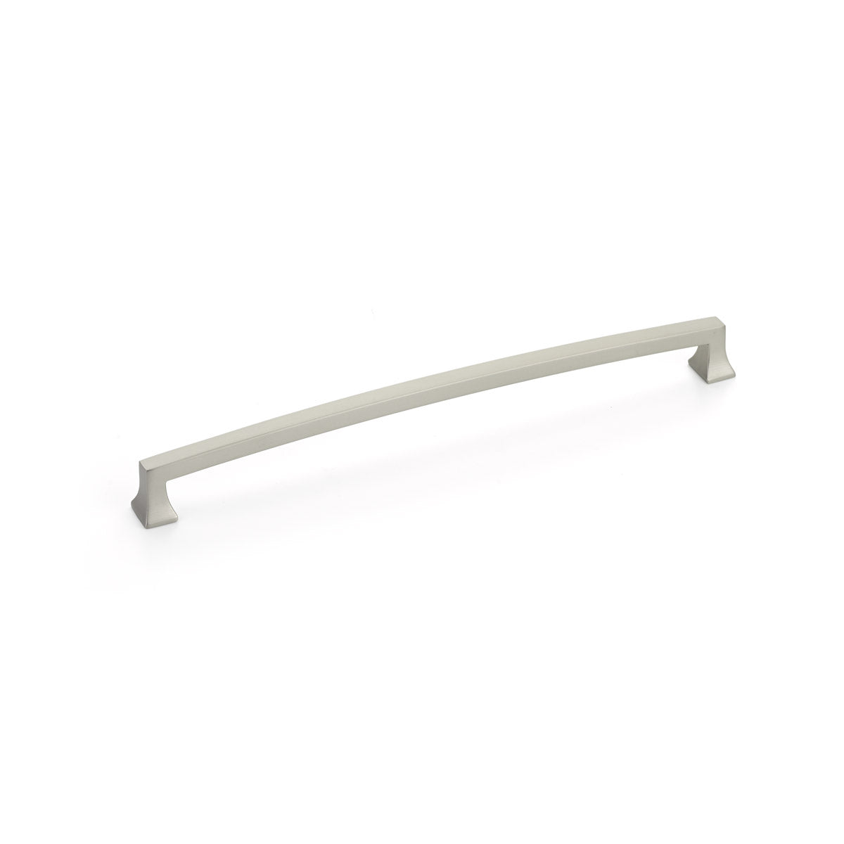 Schaub Menlo Park Arched 10" C-C Arched Pull in Satin Nickel