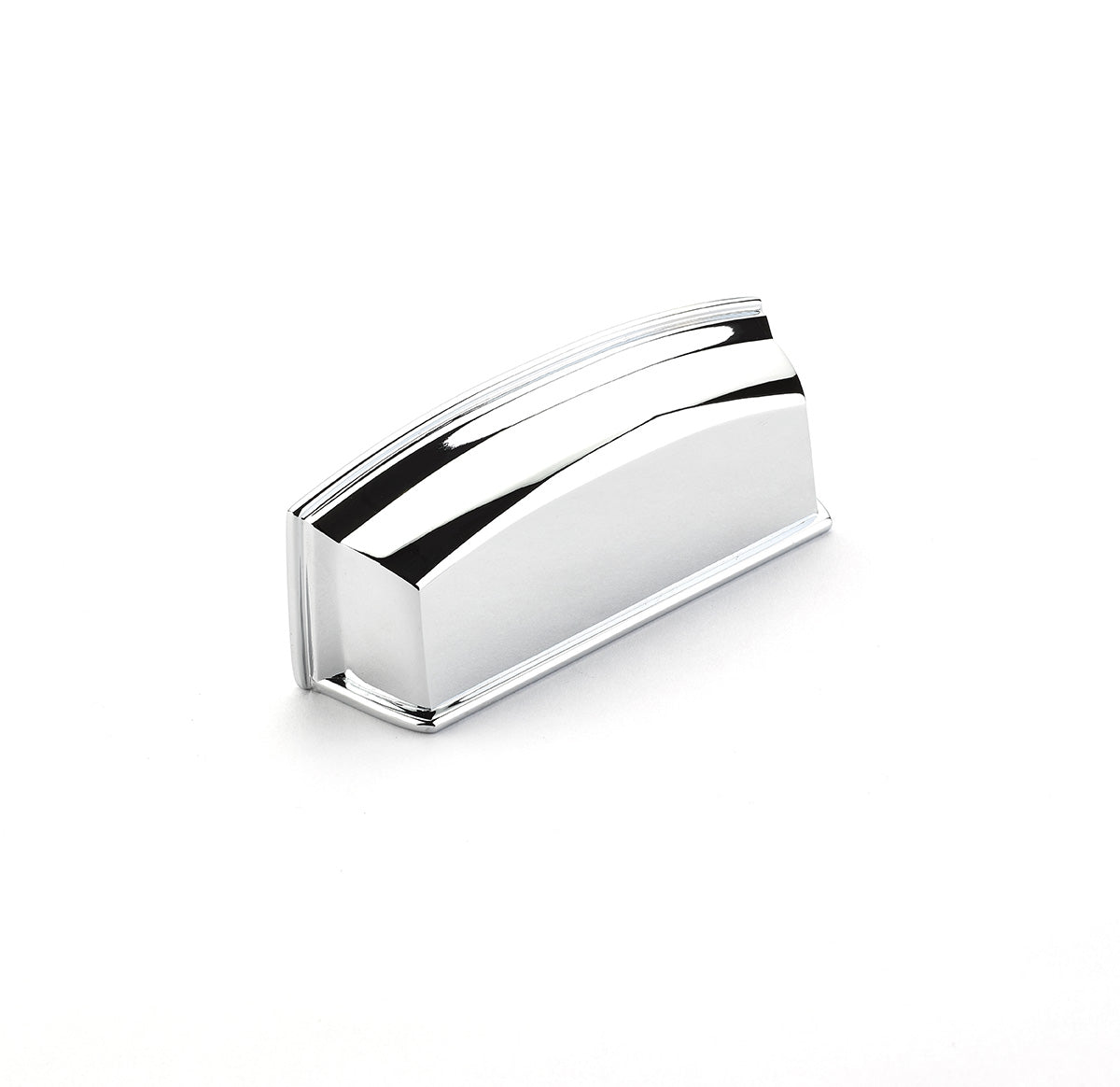 Schaub Menlo Park 3-1/2" C-C Cup Pull in Polished Chrome
