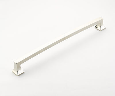Schaub Menlo Park Arched 15" C-C Arched Appliance Pull in Polished Nickel