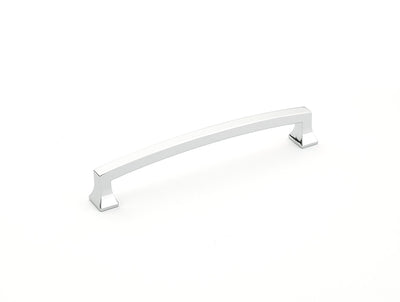 Schaub Menlo Park Arched 6" C-C Arched Pull in Polished Chrome