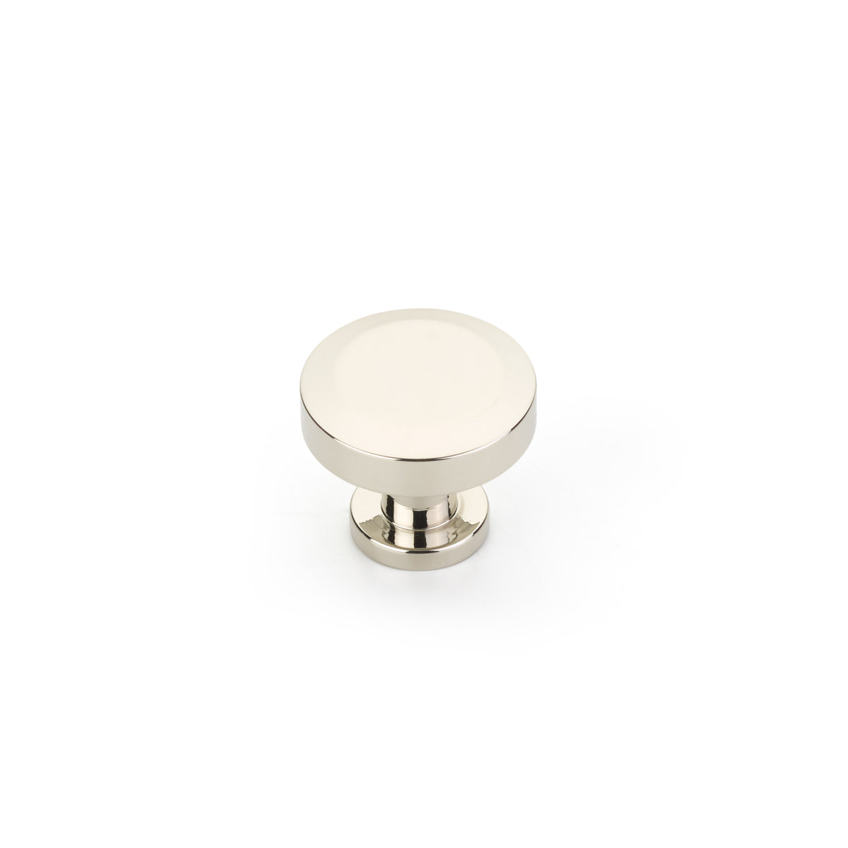 Schaub Heathrow 1-1/4" Round Knob in Polished Nickel