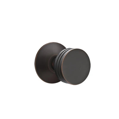 Emtek Bern Knob with Modern Rosette in Oil Rubbed Bronze