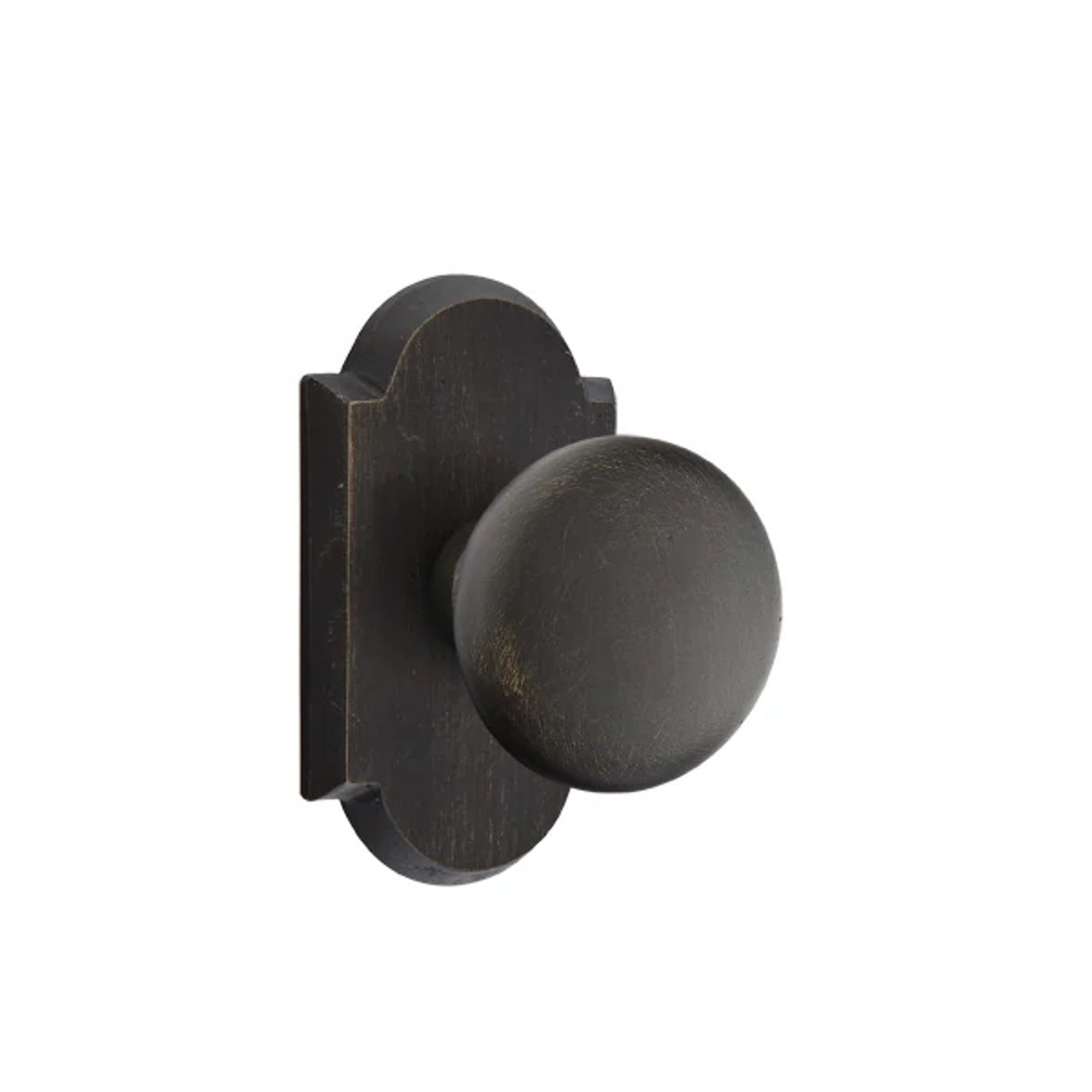 Emtek Winchester Knob with #1 Rosette in Medium Bronze