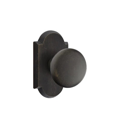 Emtek Winchester Knob with #1 Rosette in Medium Bronze