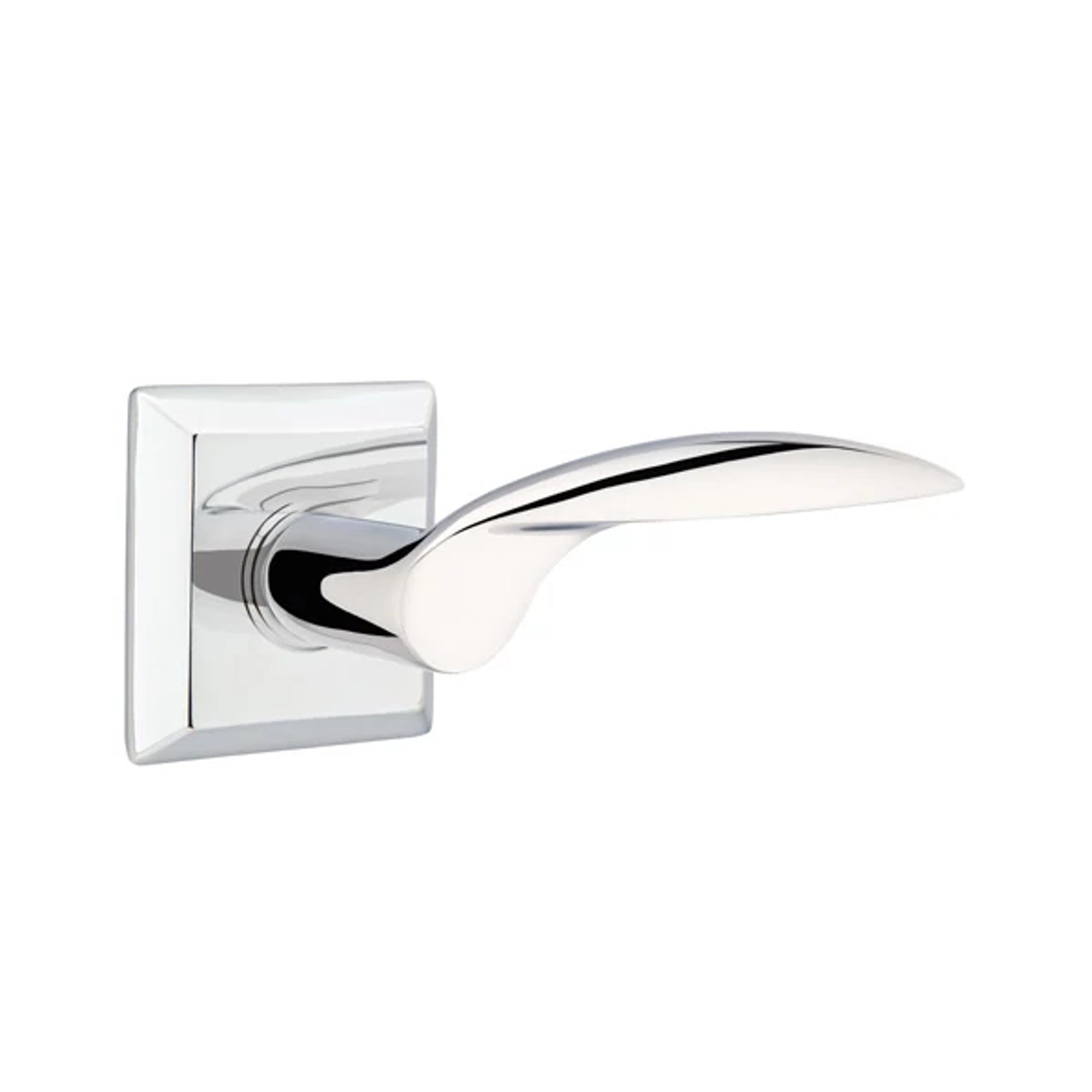 Emtek Mercury Lever with Quincy Rosette in Polished Chrome