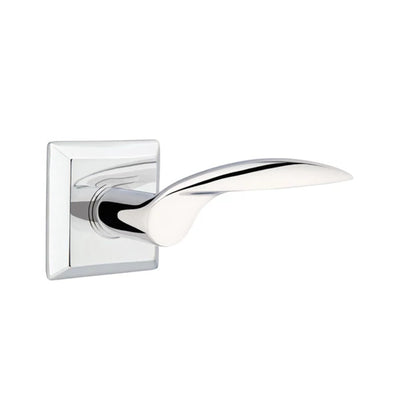 Emtek Mercury Lever with Quincy Rosette in Polished Chrome