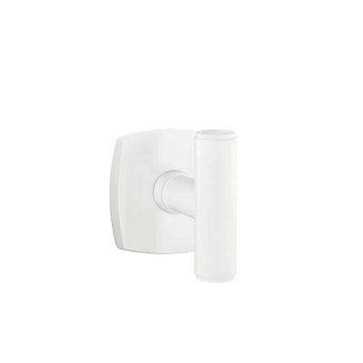 Emtek Ace Knob with Urban Modern Rosette in Matte White