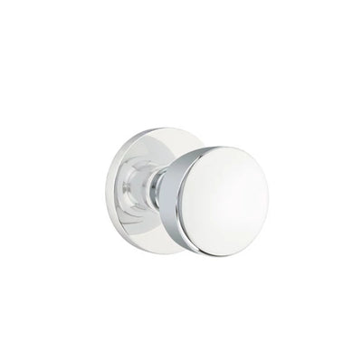 Emtek Laurent Knob with Disk Rosette in Polished Chrome