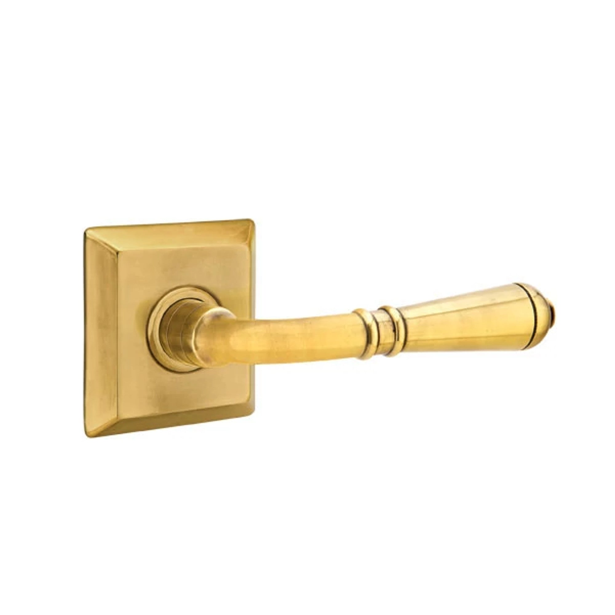 Emtek Turino Lever with Quincy Rosette in French Antique