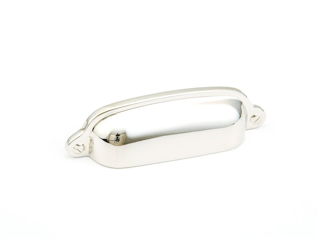 Schaub Country 3" C-C Cup Pull in Polished Nickel