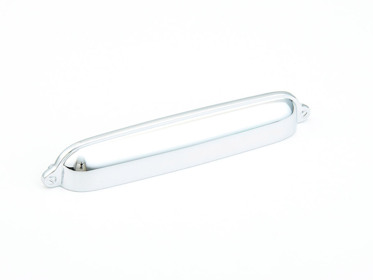 Schaub Country 6" C-C Cup Pull in Polished Chrome