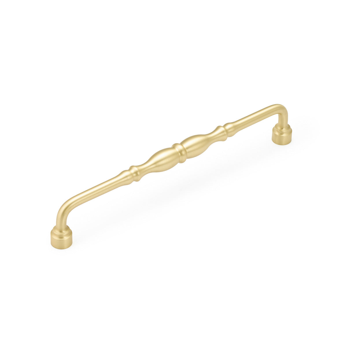 Schaub Colonial 12" C-C Appliance Pull in Satin Brass