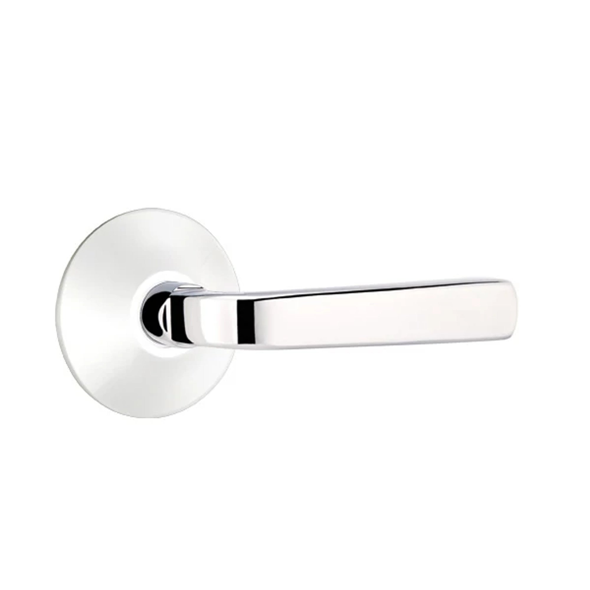 Emtek Sion Lever with Modern Rosette in Polished Chrome