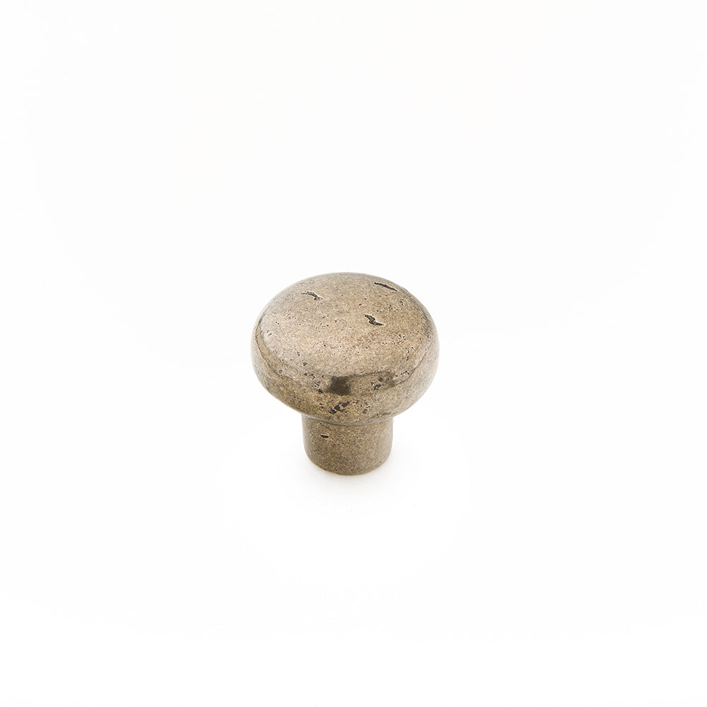 Schaub Mountain 1-3/8" Smooth Knob in Italian Nickel