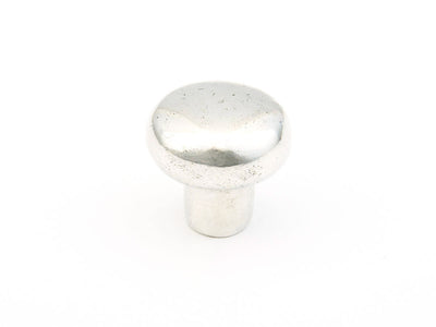 Schaub Artifex 1-3/8" Round Knob in Natural Britannium