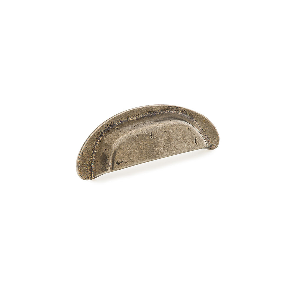 Schaub Mountain 3-1/2" C-C Cup Pull in Italian Nickel