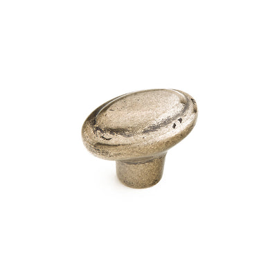 Schaub Mountain 1-7/8" Oval Knob in Italian Nickel
