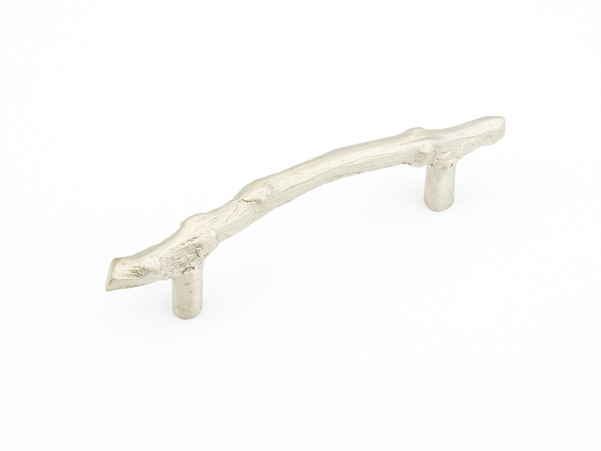 Schaub Mountain 4" C-C Twig Pull in Antique Silver