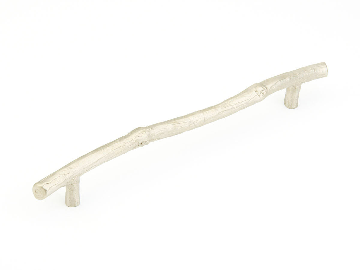 Schaub Mountain 12" C-C Twig Appliance Pull in Antique Silver