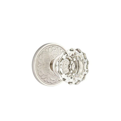 Emtek Astoria Knob with Lancaster Rosette in Satin Nickel