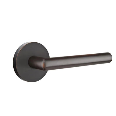 Emtek Stuttgart Lever with Disk Rosette in Oil Rubbed Bronze