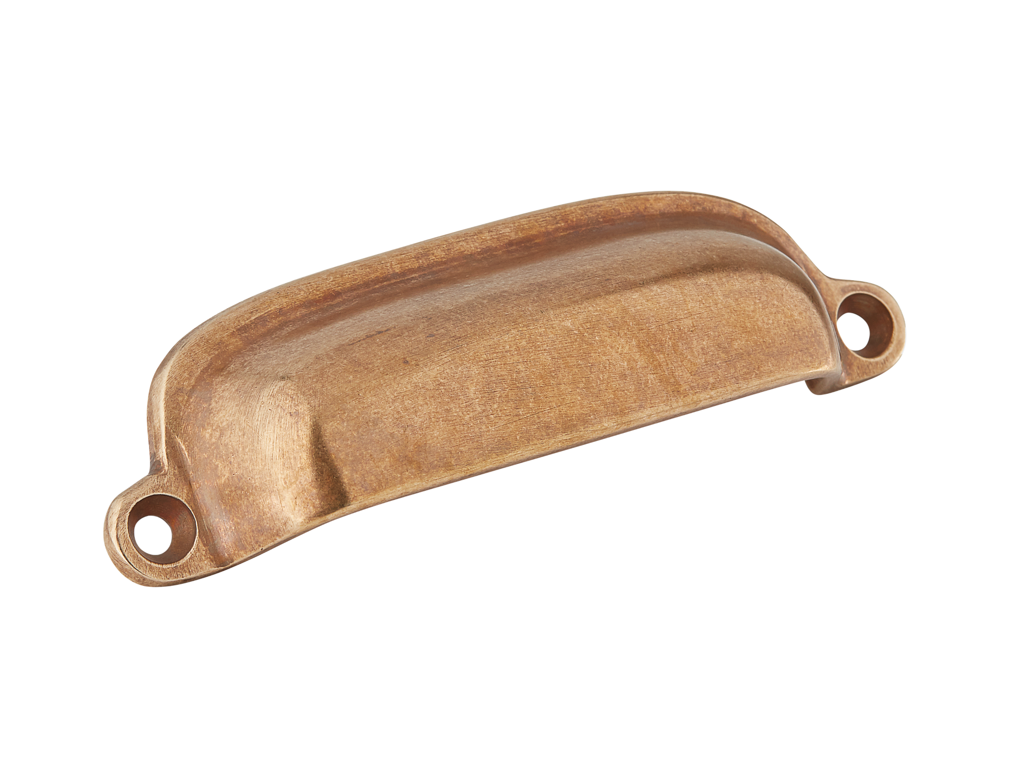 Armac Martin 888 Bin Pull Drawer Handle in 98mm / Burnished Brass