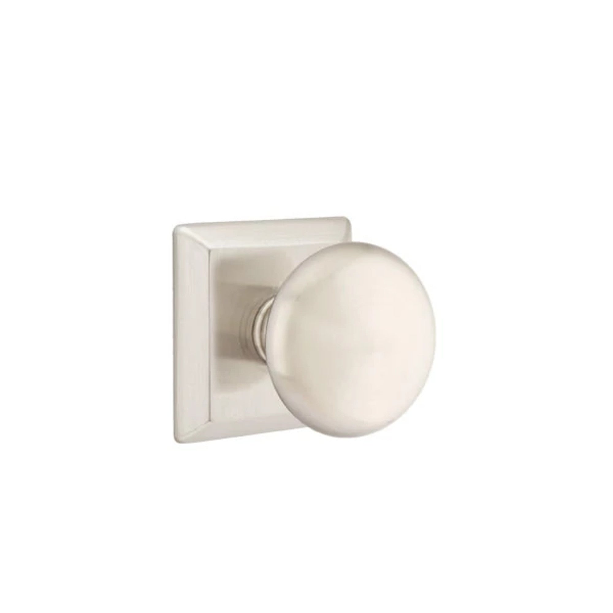 Emtek Providence Knob with Quincy Rosette in Satin Nickel