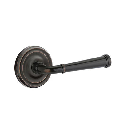 Emtek Merrimack Lever with Regular Rosette in Oil Rubbed Bronze