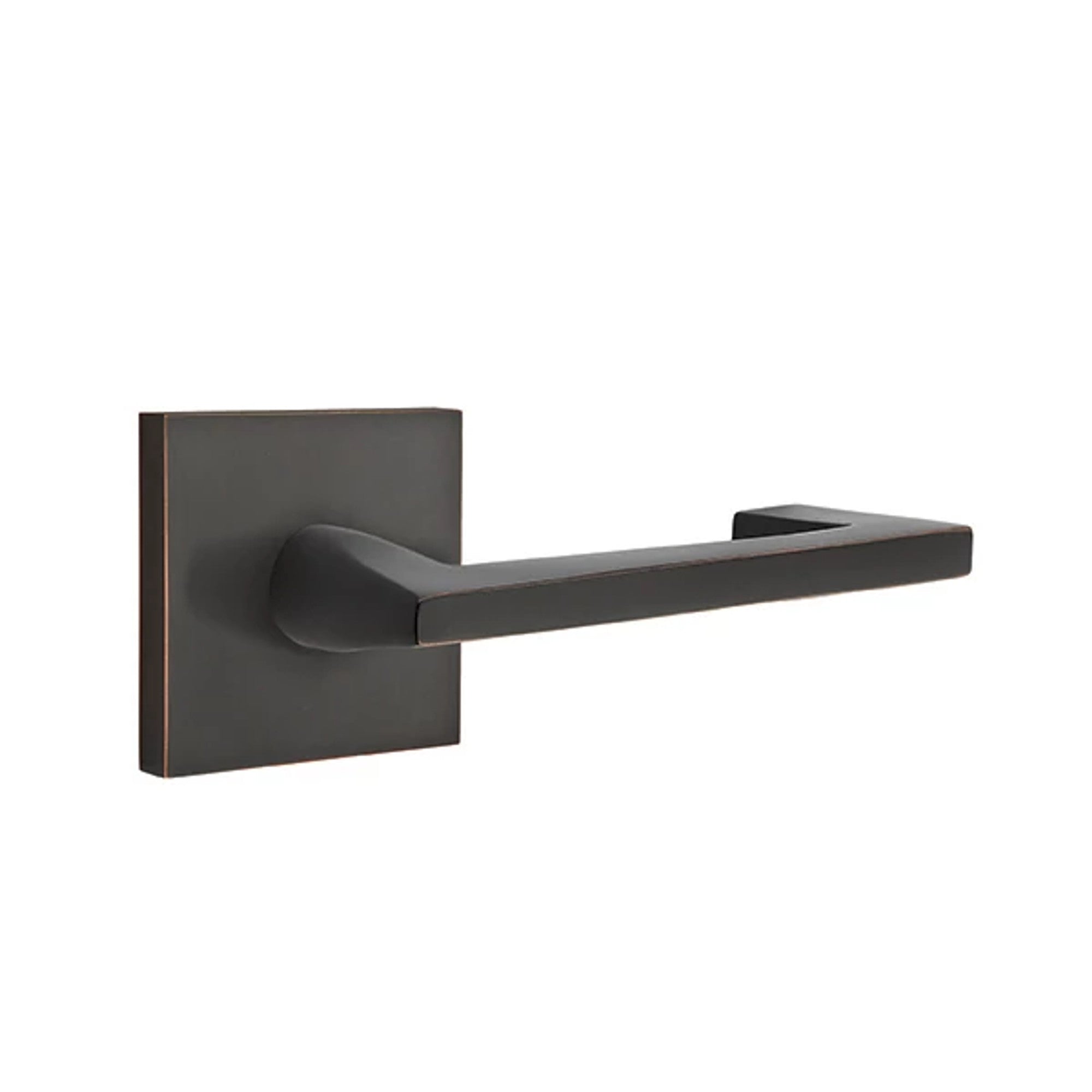 Emtek Argos Lever with Square Rosette in Oil Rubbed Bronze