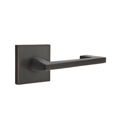 Emtek Argos Lever with Square Rosette in Oil Rubbed Bronze
