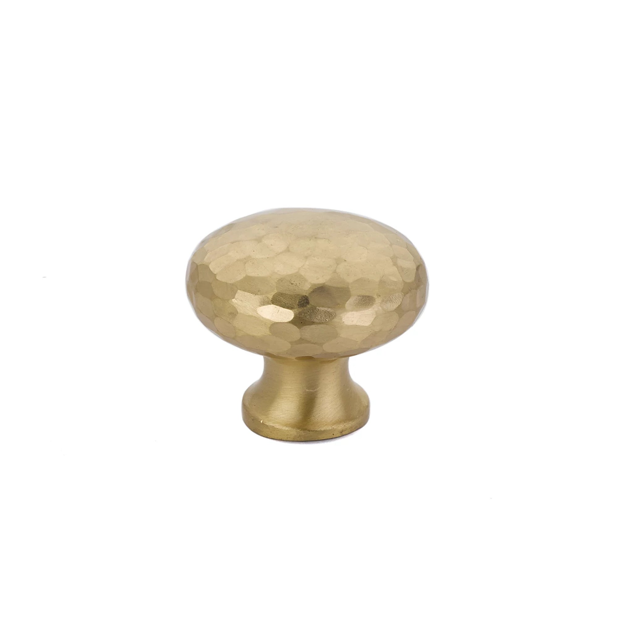Emtek Arts & Crafts Dimpled 1-3/4" Round Knob in Satin Brass