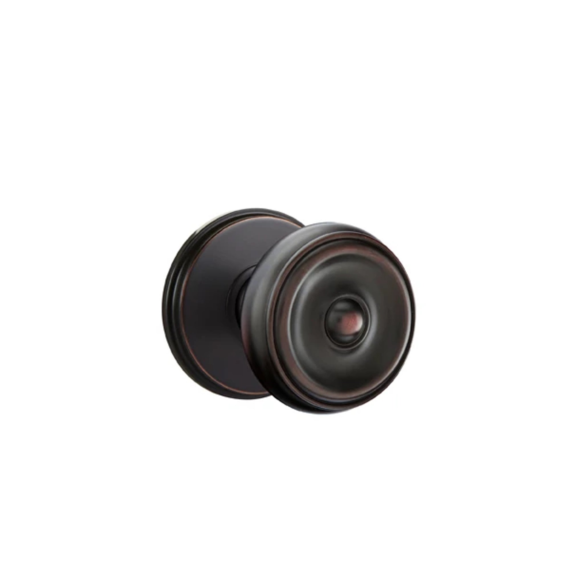 Emtek Waverly Knob with Watford Rosette in Oil Rubbed Bronze