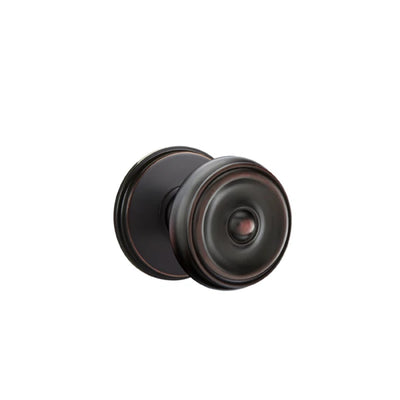 Emtek Waverly Knob with Watford Rosette in Oil Rubbed Bronze