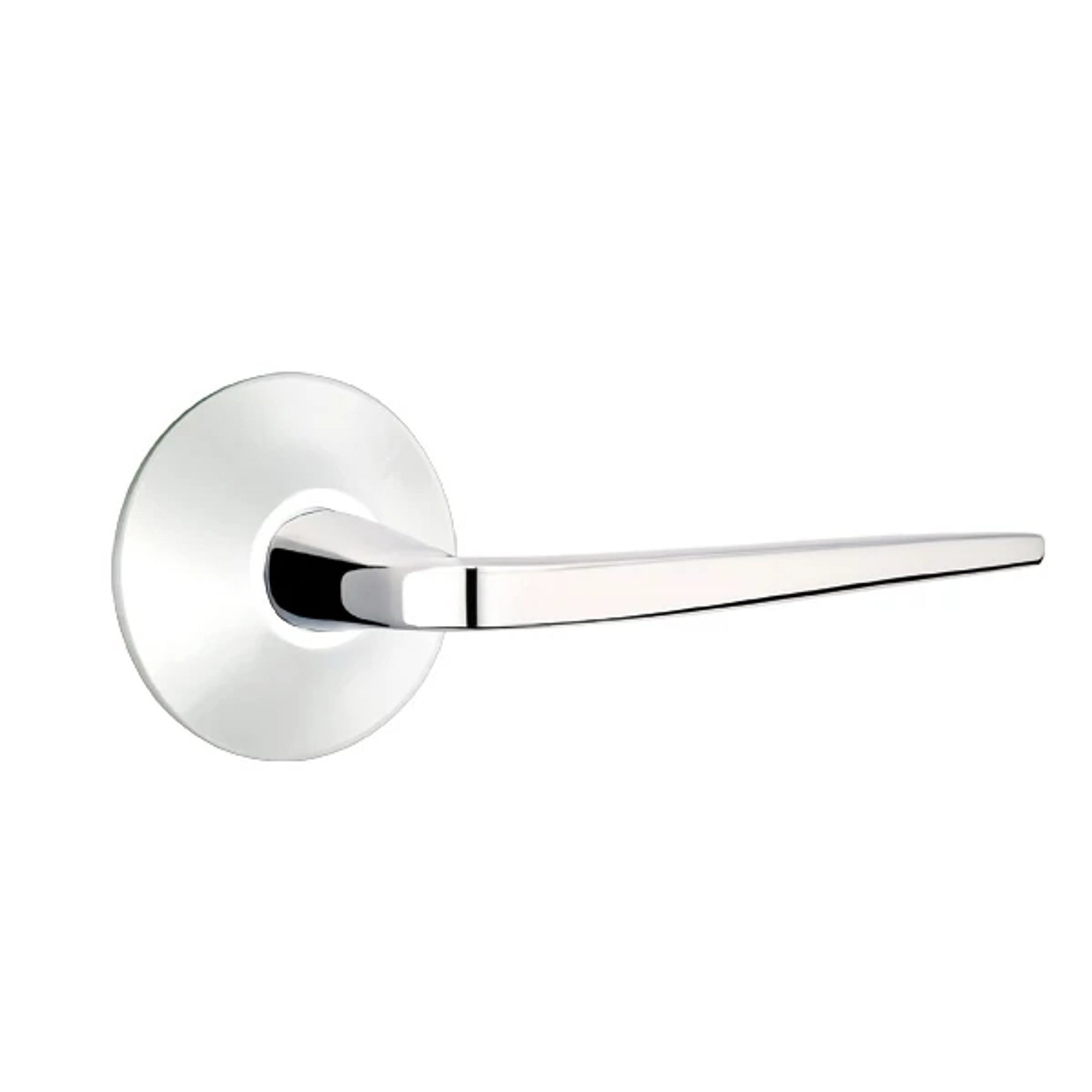 Emtek Athena Lever with Modern Rosette in Polished Chrome