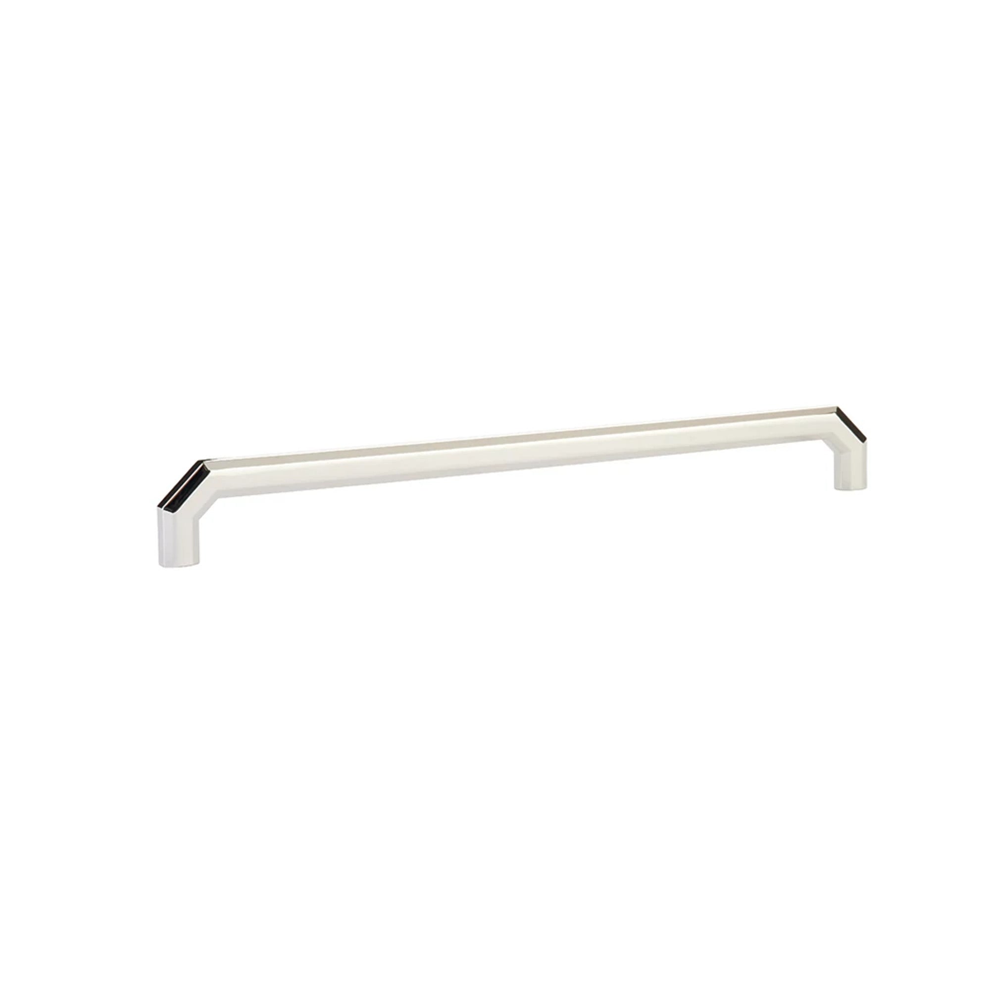 Emtek Riviera 12" C-C Pull in Polished Nickel