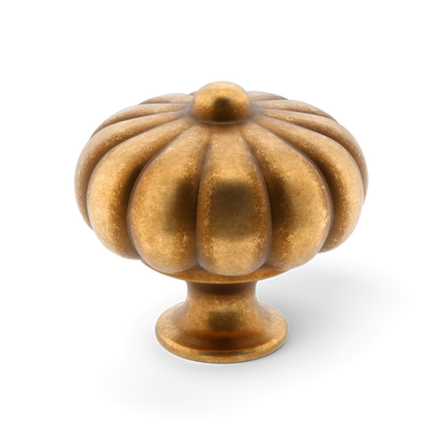 Armac Martin Aberdovey Cabinet Knob in 32mm / Burnished Brass
