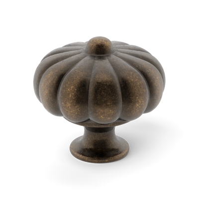 Armac Martin Aberdovey Cabinet Knob in 32mm / Dark Aged Brass