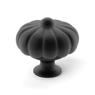 Armac Martin Aberdovey Cabinet Knob in 32mm / Matt Black Lacquered