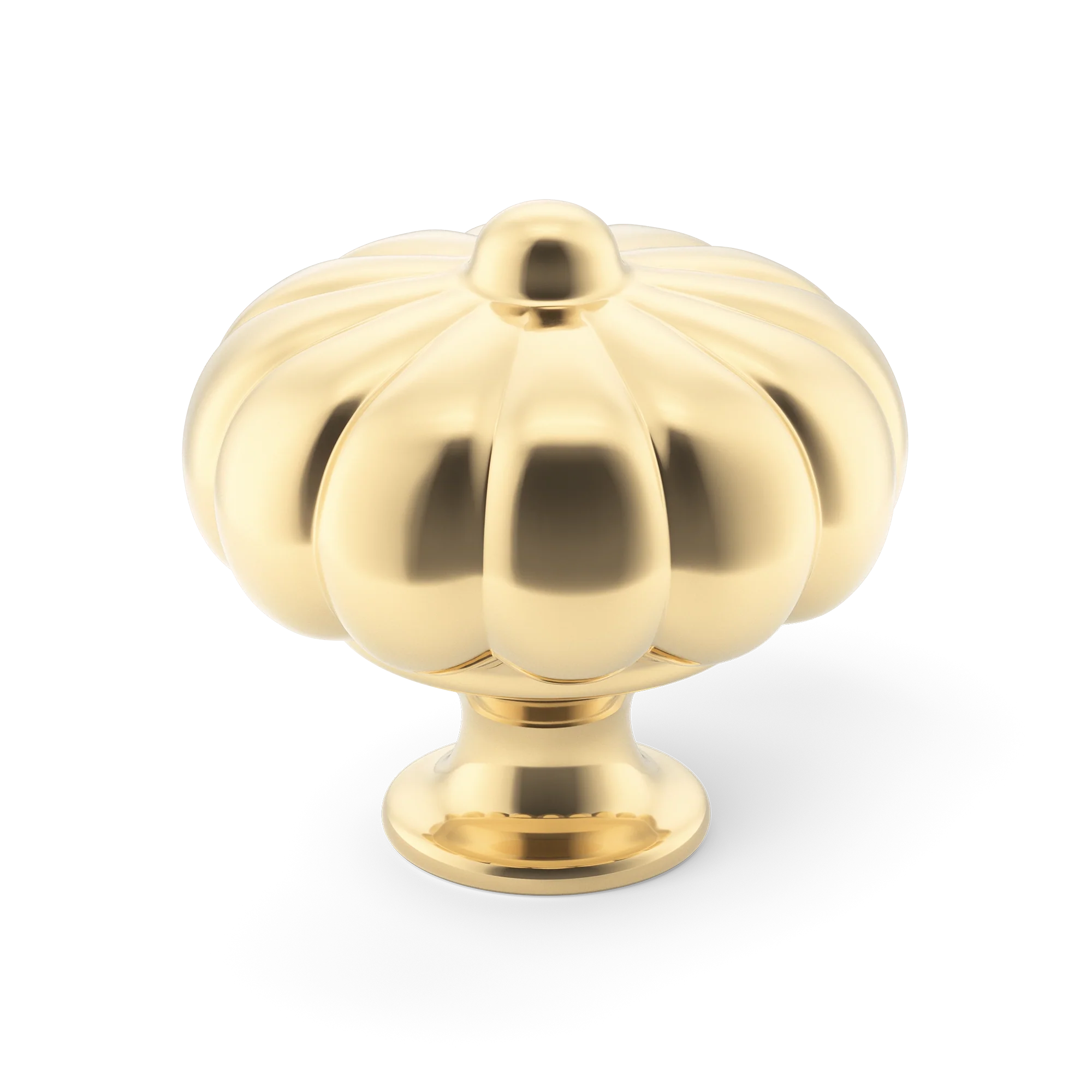 Armac Martin Aberdovey Cabinet Knob in 32mm / Polished Brass Unlacquered