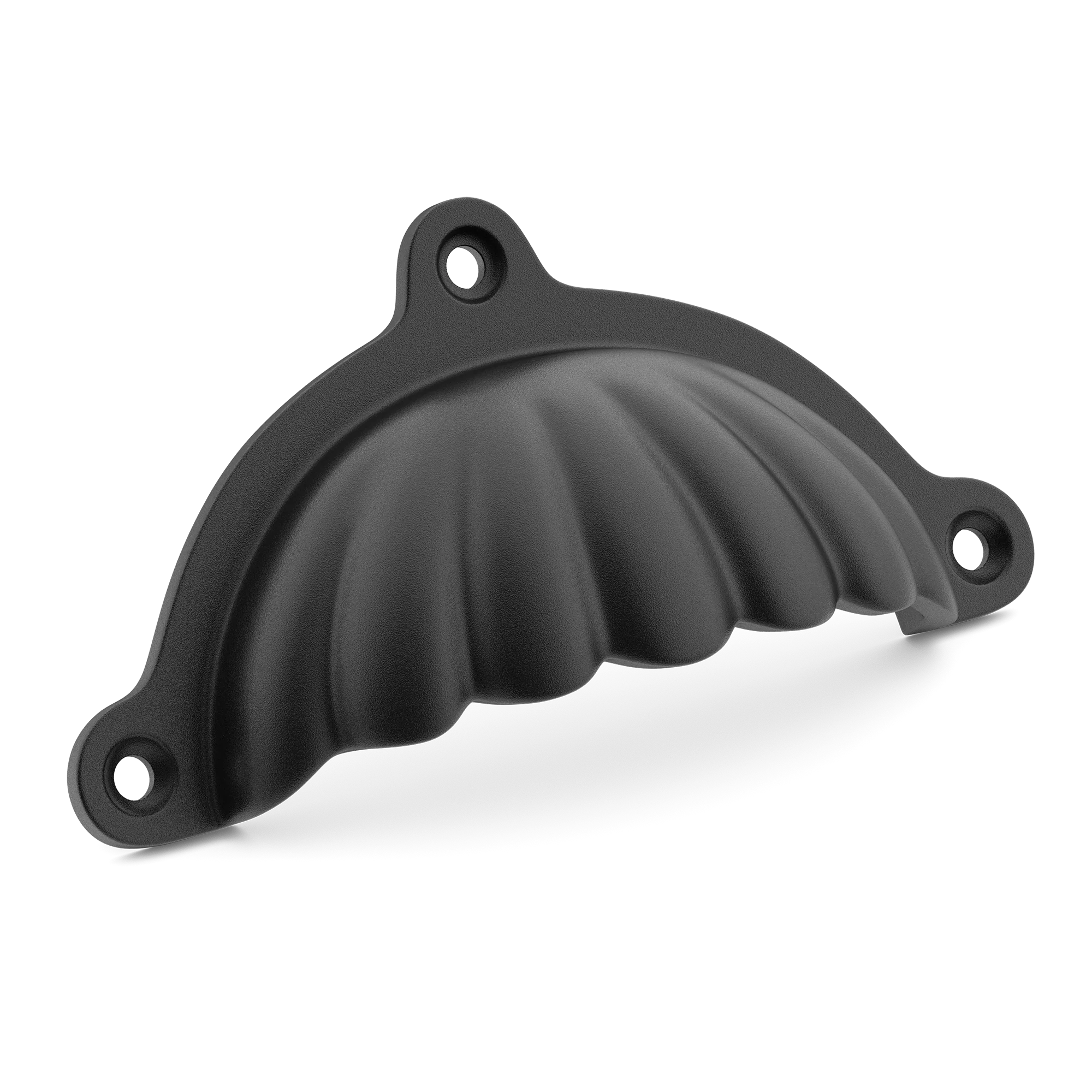 Armac Martin Aberdovey Drawer Pull in 102mm / Matt Black Lacquered
