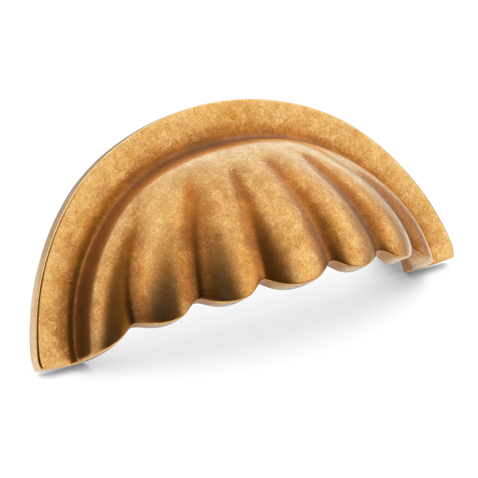 Armac Martin Aberdovey Shell Cup Pull in 76mm / Burnished Brass
