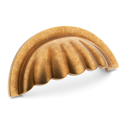 Armac Martin Aberdovey Shell Cup Pull in 76mm / Burnished Brass