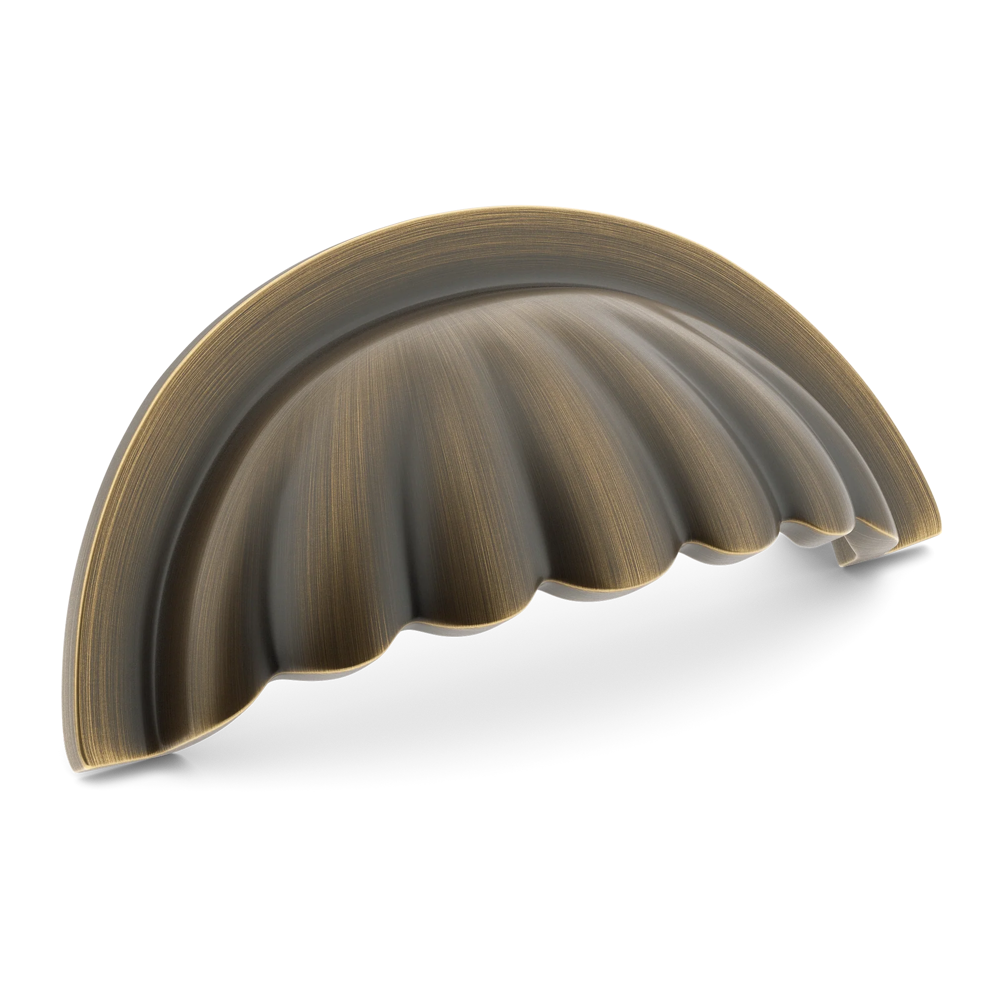Armac Martin Aberdovey Shell Cup Pull in 76mm / Satin Antique Satin Lacquered