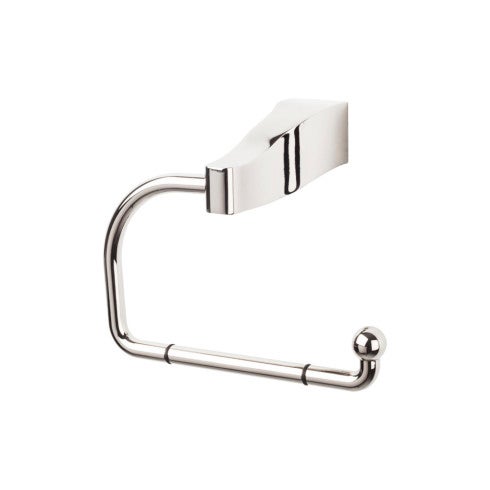 Top Knobs Aqua Bath Tissue Hook in Polished Nickel